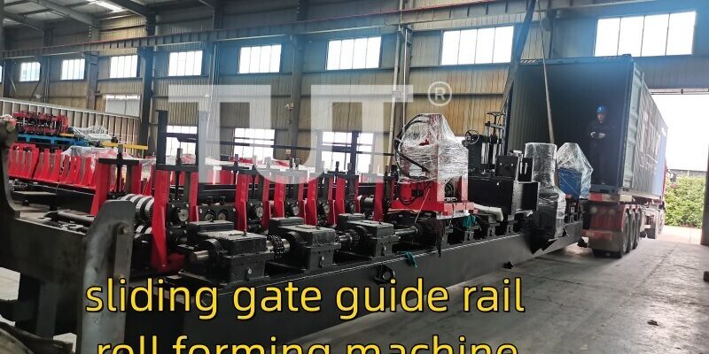 sliding gate guide rail roll forming machine