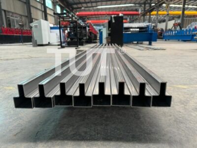 Laser Welding T-shaped Square Tube Roll Forming Machine for Sliding Gate Track